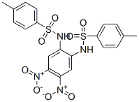 Structure of N,N-(4,5-dinitro-1,2-phenylene)bis(4-methylbenzenesulfonamide)
