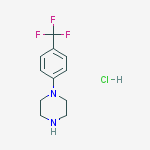 Structure of 1-(4-Trifluoromethylphenyl)piperazine Hcl