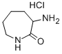 Structure of DL-alpha-Amino-epsilon-caprolactam hydrochloride