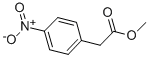 Structure of (4-Nitrophenyl)acetic acid methyl ester