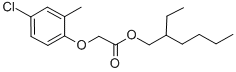 Structure of 2-ethylhexyl (4-chloro-2-methylphenoxy)acetate