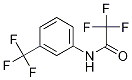 2,2,2-Trifluoro-N-[3-(trifluoromethyl)phenyl]acetamide结构式