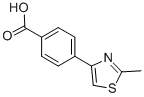 Structure of 4-(2-METHYL-1,3-THIAZOL-4-YL)BENZOIC ACID