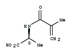 Structure of N-(2-methylacryloyl)alanine