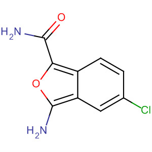 Structure of 2-Benzofurancarboxamide, 3-amino-5-chloro-