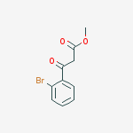 Structure of Methyl (2-bromobenzoyl)acetate