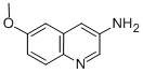 Structure of 3-AMINO-6-METHOXYQUINOLINE