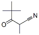 Structure of 2,4,4-trimethyl-3-oxovaleronitrile
