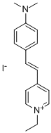 Structure of 4-[4-(DIMETHYLAMINO)STYRYL]-1-ETHYLPYRIDINIUM IODIDE