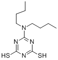 6-(二丁基氨基)-1,3,5-三唑-2,4-二硫醇结构式
