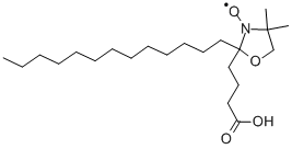 Structure of 2-(3-CARBOXYPROPYL)-4,4-DIMETHYL-2-TRIDECYL-3-OXAZOLIDINYLOXY