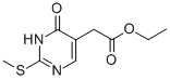 Structure of 5-PYRIMIDINEACETIC ACID, 3,4-DIHYDRO-2-(METHYLTHIO)-4-OXO-, ETHYL ESTER