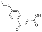 Structure of (4-ETHOXYBENZOYL)-3-ACRYLIC ACID