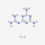 Structure of 2-(4,6-diamino-1,3,5-triazin-2-yl)guanidine