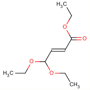 Structure of 2-Butenoic acid, 4,4-diethoxy-, ethyl ester, (E)-