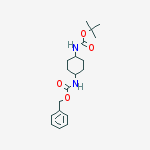 Carbamic acid,[trans-4-[[(1,1-dimethylethoxy)carbonyl]amino]cyclohexyl]-, phenylmethylester结构式