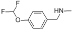 Structure of 4-DIFLUOROMETHOXY-N-METHYLBENZYLAMINE