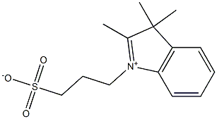2,3,3-Trimethyl-1-(3-Sulfopropyl)-3H-Indolium,Hydroxide,Inner Salt结构式
