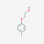 2-(4-IODO-PHENOXY)-ETHANOL结构式