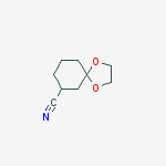 1,4-dioxaspiro[4.5]decane-7-carbonitrile结构式