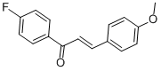 Structure of 4-METHOXY-4-FLUOROCHALCONE