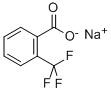Structure of SODIUM 2-(TRIFLUOROMETHYL)BENZOATE