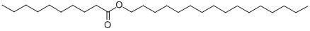 Structure of hexadecyl decanoate