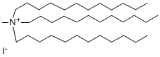 Structure of TRIDODECYLMETHYLAMMONIUM IODIDE