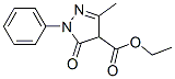 Chemical structure of 3-Methyl-5-oxo-1-phenyl-2-pyrazoline-4-carboxylic acid ethyl ester