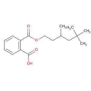 Structure of 1,2-Benzenedicarboxylic acid, mono(3,5,5-trimethylhexyl) ester