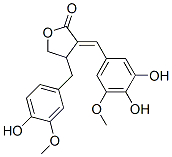 Structure of 3-[(3,4-Dihydroxy-5-methoxyphenyl)methylene]-4,5-dihydro-4-[(4-hydroxy-3-methoxyphenyl)methyl]furan-2(3H)-one