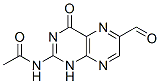 Structure of N-(6-formyl-4-oxo-1H-pteridin-2-yl)acetamide