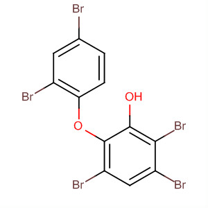 Structure of Phenol, 2,3,5-tribromo-6-(2,4-dibromophenoxy)-