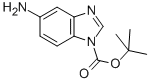 Structure of 1H-BenziMidazole-1-carboxylic acid, 5-aMino-, 1,1-diMethylethyl ester
