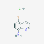Structure of 5-BROMO-QUINOLIN-8-YLAMINEHYDROCHLORIDE