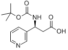 Structure of BOC-(S)-3-AMINO-3-(3-PYRIDYL)-PROPIONIC ACID