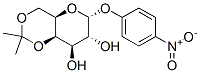 Structure of 4-Nitrophenyl 4,6-O-(1-Methylethylidene)-α-D-galactopyranoside