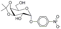 Structure of 4-Nitrophenyl 3,4-O-(1-Methylethylidene)-α-D-galactopyranoside