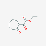 Structure of ethyl oxo(2-oxocycloheptyl)ethanoate