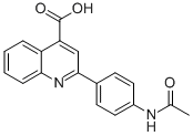 Structure of 2-[4-(ACETYLAMINO)PHENYL]QUINOLINE-4-CARBOXYLIC ACID