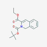 Structure of 2-TERT-BUTYL 3-ETHYL 1,2-DIHYDROISOQUINOLINE-2,3-DICARBOXYLATE
