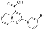 Structure of 2-(3-BROMO-PHENYL)-QUINOLINE-4-CARBOXYLIC ACID