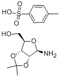Structure of 2,3-O-ISOPROPYLIDENE-BETA-D-RIBOFURANOSYLAMINE P-TOLUENESULFONATE SALT