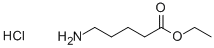 Structure of Ethyl 5-aminopentanoate hydrochloride (1:1)