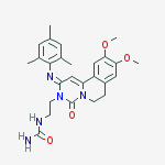 2-[9,10-dimethoxy-4-oxo-2-(2,4,6-trimethylphenyl)imino-6,7-dihydropyrimido[6,1-a]isoquinolin-3-yl]ethylurea