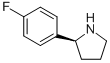 Structure of (S)-2-(4-Fluorophenyl)pyrrolidine