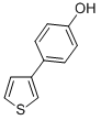Structure of 4-(THIOPHEN-3-YL)PHENOL  97