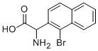Structure of AMINO-(1-BROMO-NAPHTHALEN-2-YL)-ACETIC ACID