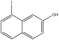Structure of 8-iodonaphthalen-2-ol