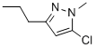 5-CHLORO-1-METHYL-3-PROPYL-1H-PYRAZOLE结构式
